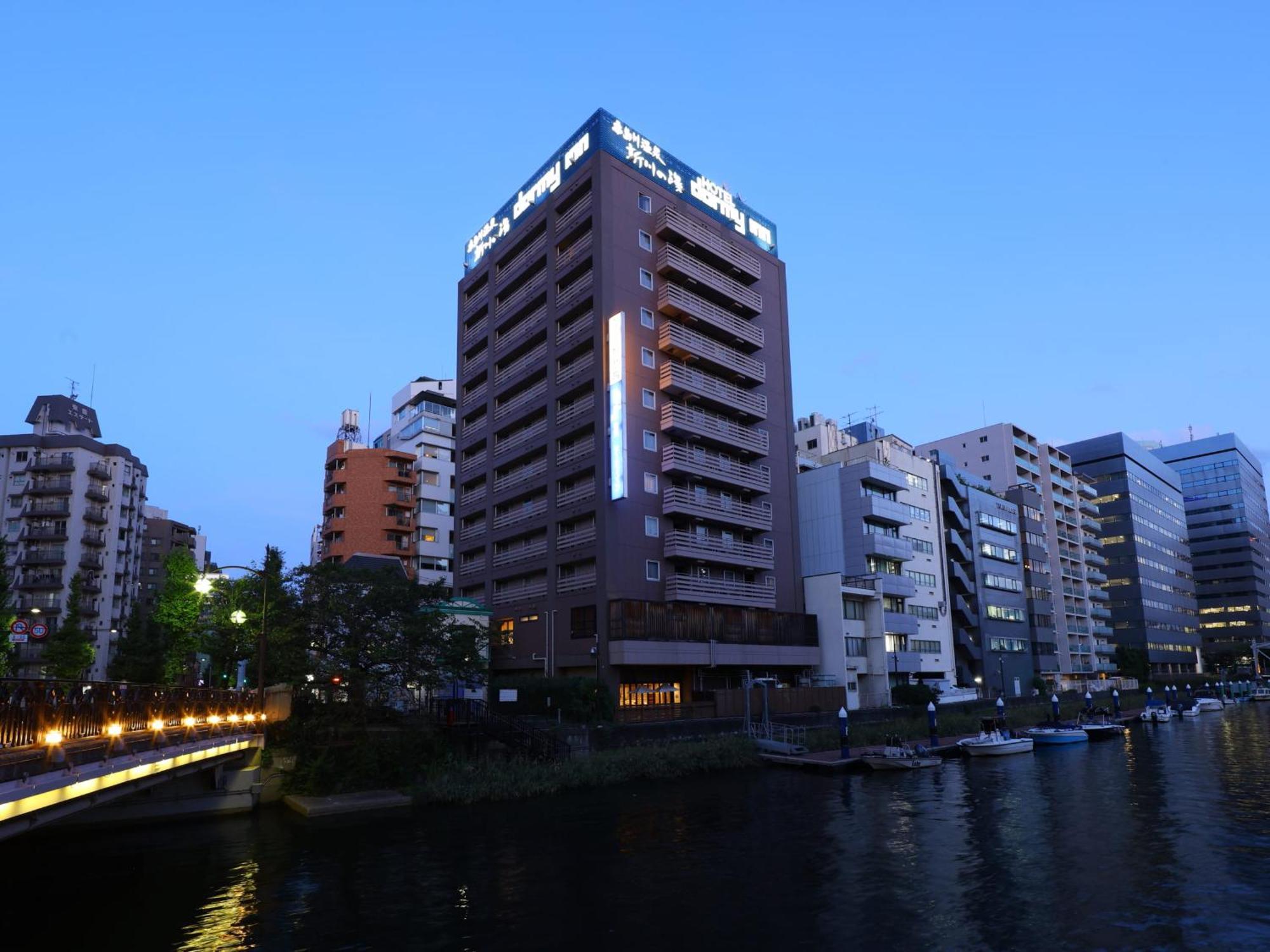 Dormy Inn Tokyo Hatchobori Hot Spring Exterior foto